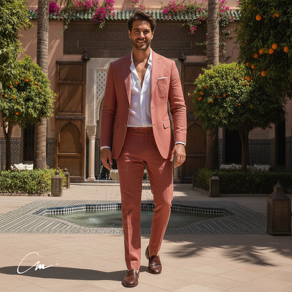 Le Costume Masculin Idéal pour une Cérémonie à Marrakech