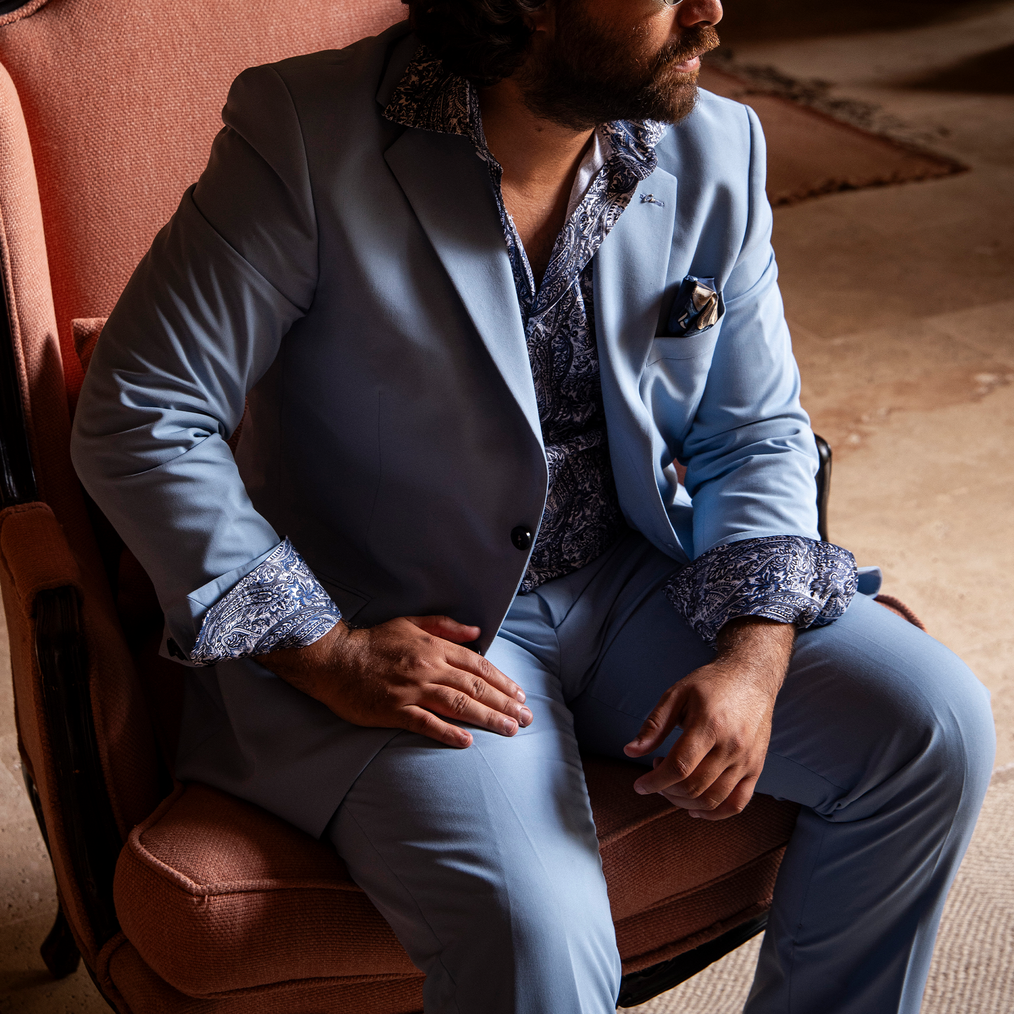 Costume bleu ciel  -Collection Absolue-