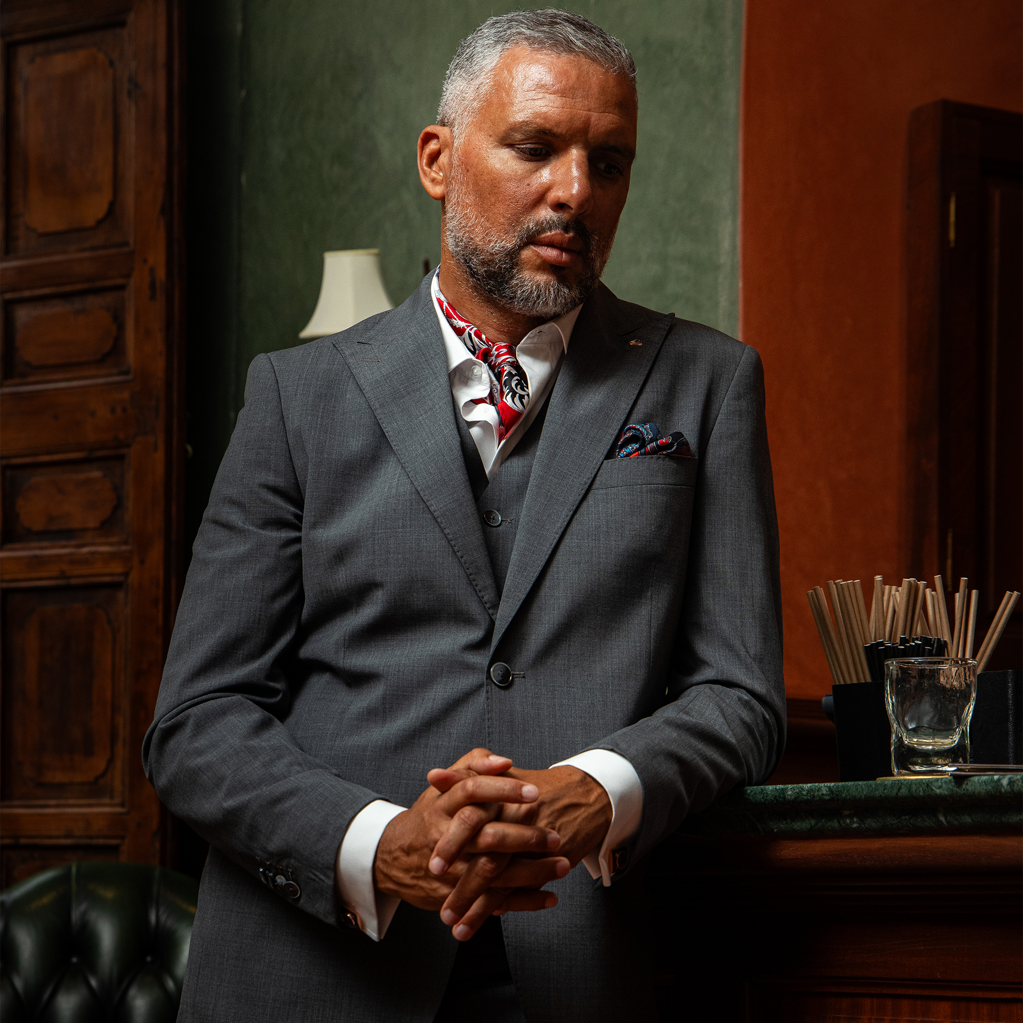 Costume Gris 3 Pièces -Collection Grand Atelier-